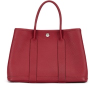 Hermès Rouge Garance Negonda Garden Party 30 TPM Palladium Hardware, 2018