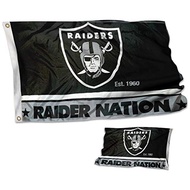 WinCraft Las Vegas Raiders Double Sided Raiders Nation Flag