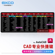 CAD Design Software Shortcut Keyboard Mouse Pad Oversized Table Mat Learning Shortcut Method CAD Sho