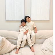 Pambahaymnl Kids Waffle Pjs Set (unisex)