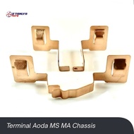 Gold Plated Terminal for AODA Chassis, AODA MA/MS Chassis Terminal, Tamiya Terminal