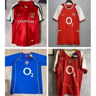 00-01 Arsenal retro jersey 2002/04 Arsl home retro jersey 2004/05 Ars away jersey