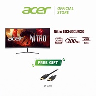 ACER NITRO ED340CURX0/ED340CUR X0 ULTRAWIDE GAMING MONTIOR (34" Curve /VA/UWQHD/200hz/sRGB 99%/1ms V