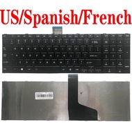 Papan Kekunci Us/sp/spanish/fr/perancis Untuk Toshiba Satellite C850 C850d C855 C870 C875 9z.n7usv.0