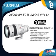 FUJIFILM XF 200mm f/2 R LM OIS WR Lens with XF 1.4x TC F2 WR Teleconverter Kit (Fujifilm Malaysia Wa