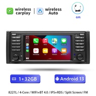 ZFEIO 8 Core AutoRadio 2 Din Android 13เครื่องเล่นมัลติมีเดียรถยนต์สำหรับ BMW X5 11 E53 E39 M5สเตอริ
