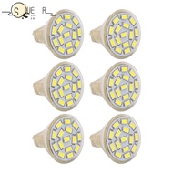 SUEREN 6PCS GU4 LED Bulb, 3W 12V MR11 LED Bulb, Durable Glass Energy Saving Light Bulb Track Lightin
