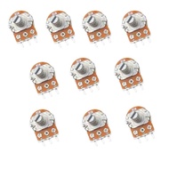 10pcs WH148 15mm B1K B2K B5K B10K B20K B25K B50K B100K B500K B1M Single Turn Variable Resistor / Pot