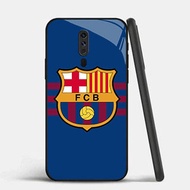 GK-29 FC Barcelona Glass Casing for OPPO Reno A9X A9 A5 2F F11 2Z 2019 2020 Pro