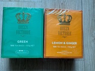 澳洲 Queen Victoria 茶葉 (綠茶 & 檸檬薑)大盒-100 小包