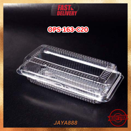 BENXON BX OPS-163-C20 / BEKAS KUIH / BENXON Plastic Tray with Lock [ 50pcs± ] HOT DOG BOX / ROTI SOS