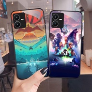 NC-34 Godzilla vs Kong Kaca Glass Case For VIVO Y22 Y35 Y75 Y28 Y22S V25 Y55 iQOO Z6