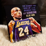 Kobe Bryant : Motivational LA Lakers NBA Pop Art Poster Frame