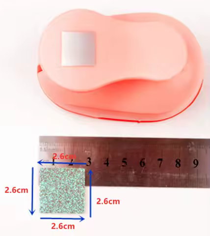 1.5"/2.6cm square shaped craft punch Scrapbooking cutter DIY Paper Puncher 26mm length squared eva e