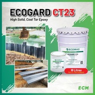 ECOGARD CT23 (18L SET) High Solid, Coal Tar Epoxy Coating for Protection of Steel and Concrete in im