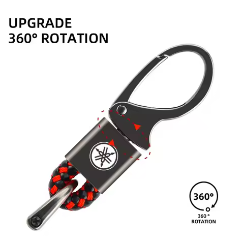 Car Keychain Car Emblem Keyrings Key Case Accessories For Yamaha R1 R3 R25 Mt-09 MT07 FZ07 MT10 YZF