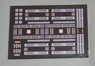 Diaclone da-65 移動基地 / 貨櫃 專用彩色 細緻 磁石貼■須要自行裁剪■對應 (TakaraTomy)da 40, da 79, da 85, Da 95, da 100, da 10