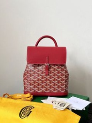 💕折扣 💕高雅德Goyard氣質顯白正紅Alpin Mini迷你兩用後背包 | Goyard Alpin Mini Convertible Backpack in Red|