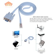 RJ45 Male to DB9 Female Network Console Cable for Cisco Switch Router [taylorss.my]