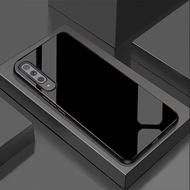 Ốp Lưng cho SAMSUNG GALAXY A30S A50 A50S A70 A7 2018 Mặt kính cường lực cao cấp Họa tiết LOGO RỒNG