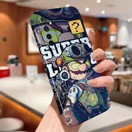 คลังสินค้าพร้อมเคสเคสโทรศัพท์สำหรับ Realme 6 Pro เคสสำหรับการ์ตูนเด็กหญิงเด็กชาย Super Mario Bros Luigi ฝาหลังแบบแข็งฟิล์มรวมทุกอย่าง