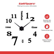 TaffHOME Jam Dinding Besar DIY Giant Wall Clock Quartz 120 cm - MR-101