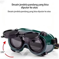2 in 1 Flip-Up Welding Protective Glasses