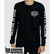 HITAM Ahk/deus list Black T-Shirt/deus T-Shirt/deus list ex machina T-Shirt