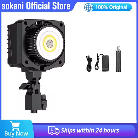 Sokani X60 RGB LED Video Light Mini Photography Lighting Lamp Bowens Mount for Studio Video Recordin