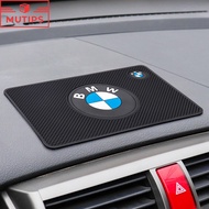 BMW 1/2Pcs Car Logo Multipurpose Anti-Slip Pad Rubber Fixing Phone Holder Dashboard Mat For E39 E60 