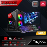 Gaming Desktop Ryzen 3 2200G 8gb ram ddr4 20 inches led monitor