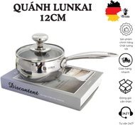 LUNKAI cake 12cm, porridge pot, stainless steel pot, snack pot, dough pot, small pot, small pot
