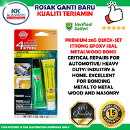 Premium Quick-Set Steel Strength 4 Minute Epoxy Metal Leaking Crack Seal Adhesive Accelerator Harden