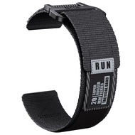 Zionia สายนาฬิกาไนลอน 20มม. สำหรับ Garmin Vivoactive 6 5 3 Music Forerunner 70 170 165 55 245 645 57