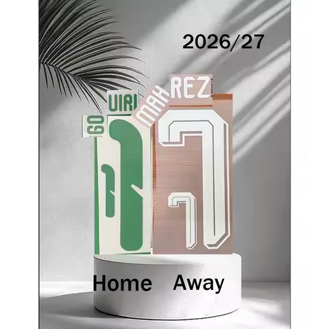 2026/27 Alge2ria Name set customized Home green MAHR7EZ away GOUI11RI namesets iron on Soccer name a