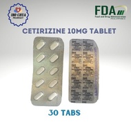 Cetirizine Dihydrochloride (CETICIT) Antihistamines 10mg- 30 Film-Coated Tablets