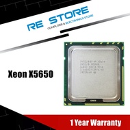 Used Intel Xeon X5650 SLBV3 Processor Six Core 2.66GHz LGA1366 12MB L3 Cache server CPU