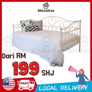 🔥READY STOCK🔥DAY BED SINGLE METAL BED FRAME/KATIL BESI/SOFA BED/DAYBED