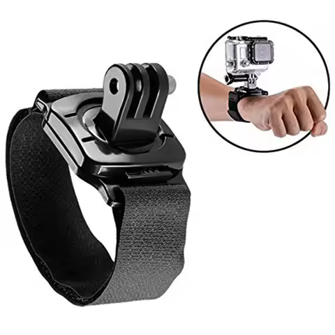 360 Degree Rotating Wrist Strap for Gopro Hero13 12 11 10 9 8 Black 7 6 5 4 3 Silver White Max Sessi