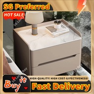 Solid wood bedside table for home use, small and light luxury bedroom modern minimalist bedside cabi
