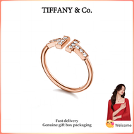 (New) Womens Fashion rings T series rose gold and diamond wire ring Valentines Day holiday gifts