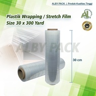 Plastik Wrapping / Wrapping Plastic / Wrapping Stretch Film Bening Tebal 300 Yard