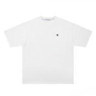 100%Original Calvin Klein Baju-T lelaki classic large print letter Baju-T wanita embroidered armband