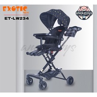 Magic Stroller Exotic LW234 Baby Stroller 2-Way Seat Mak 25Kg 3-Point Safety Belt