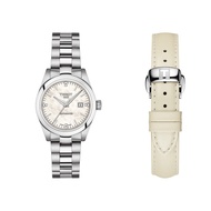 Tissot T-my lady automatic Tissot Lady Auto White Pearl leather strap white t1320071111600 women watch