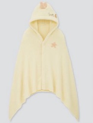 Uniqlo  X sumikko gurashi 角落生物炸蝦尾 連帽斗蓬兒童披肩 保暖披肩 游水保暖包裹毛巾 keep warm swimming towel  Ebifurai no Shipp