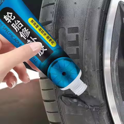 Car Tire Repair Glue 60ml Strong Adhesive Tire Repair Sealant High Temperature Resistant Tire Repair