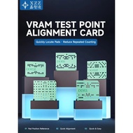 XZZ VRAM Test Point Alignment Card DDR5/DDR6 Test Point Positioning Tool Prevent Pin Counting Error 