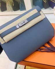 Hermès kelly depeches 灰色Epsom 皮(全新）