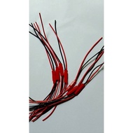 Plug St Extension Connect 2PIN Silicone Wire Length 10 cm. J Size 20 AWG Extra Large